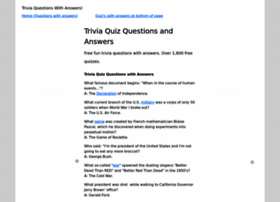 Quiz Questions For Kids Printable