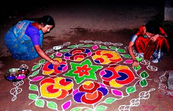 Rangoli Patterns To Colour For Kids