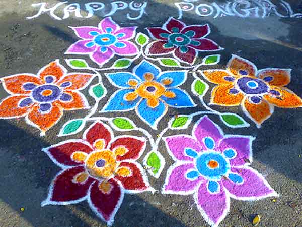 Rangoli Patterns To Colour For Kids