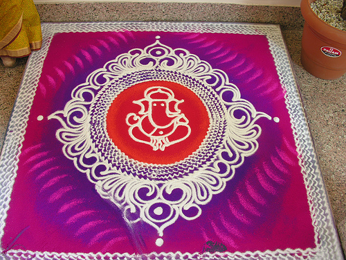 Rangoli Patterns To Colour For Kids