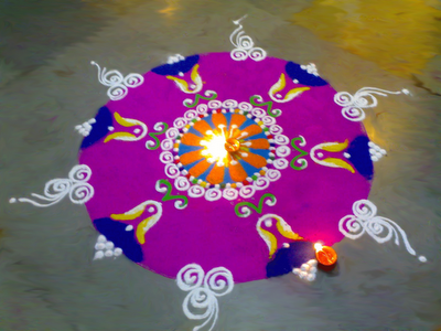 Rangoli Patterns To Colour For Kids