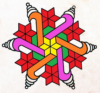 Rangoli Patterns To Colour Online