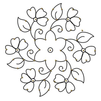 Rangoli Patterns To Colour Online