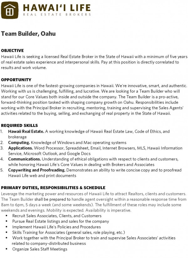 Real Estate Agent Resume