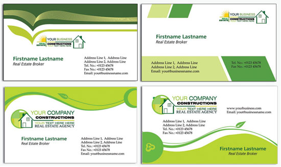 Real Estate Business Cards Ideas