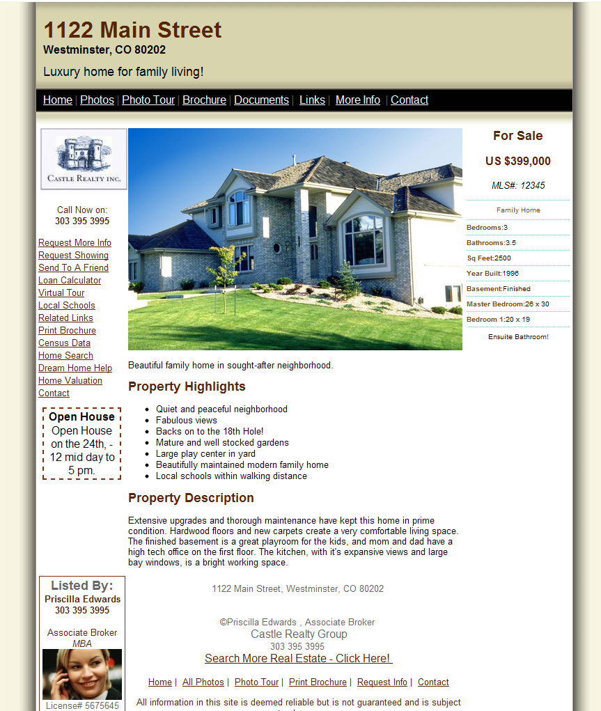 Real Estate Flyers Examples