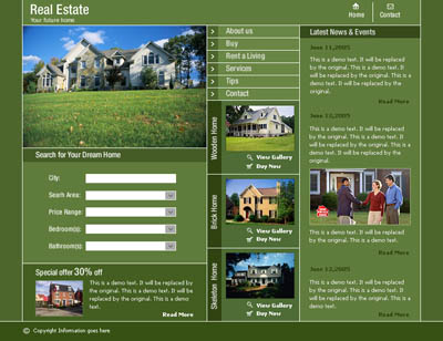 Real Estate Websites Templates