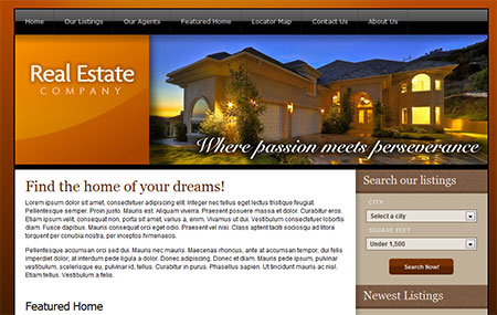 Real Estate Websites Templates Free Download