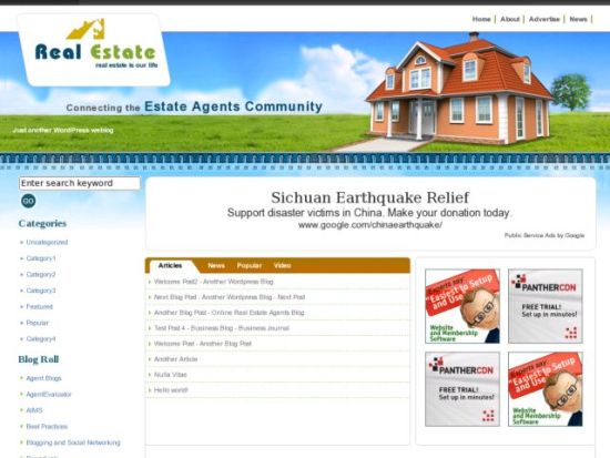 Real Estate Websites Templates Free Download