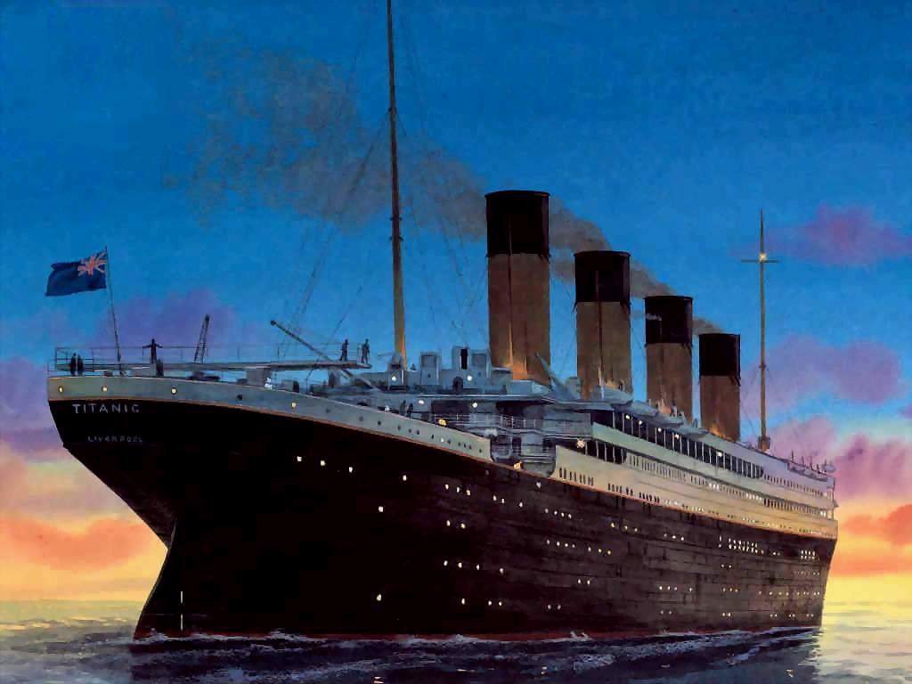 Real Titanic Ship Images