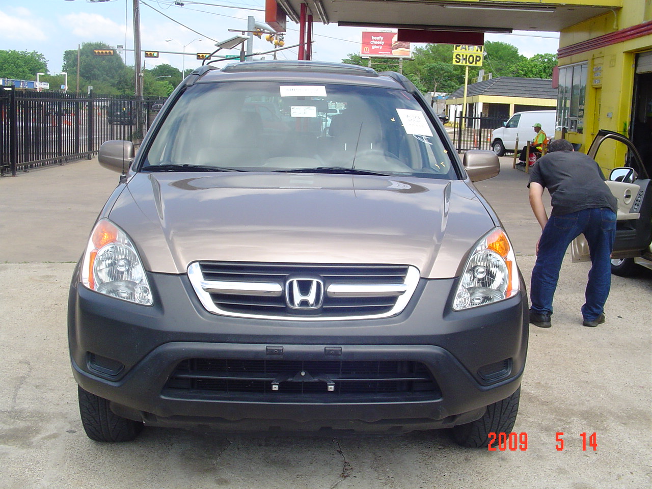 Rear Privacy Glass Honda Crv