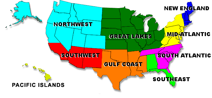 Regions Of The United States