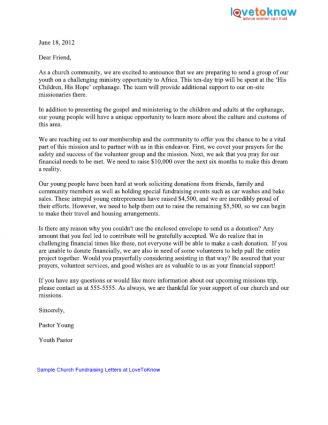 Request For Sponsorship Letter Template