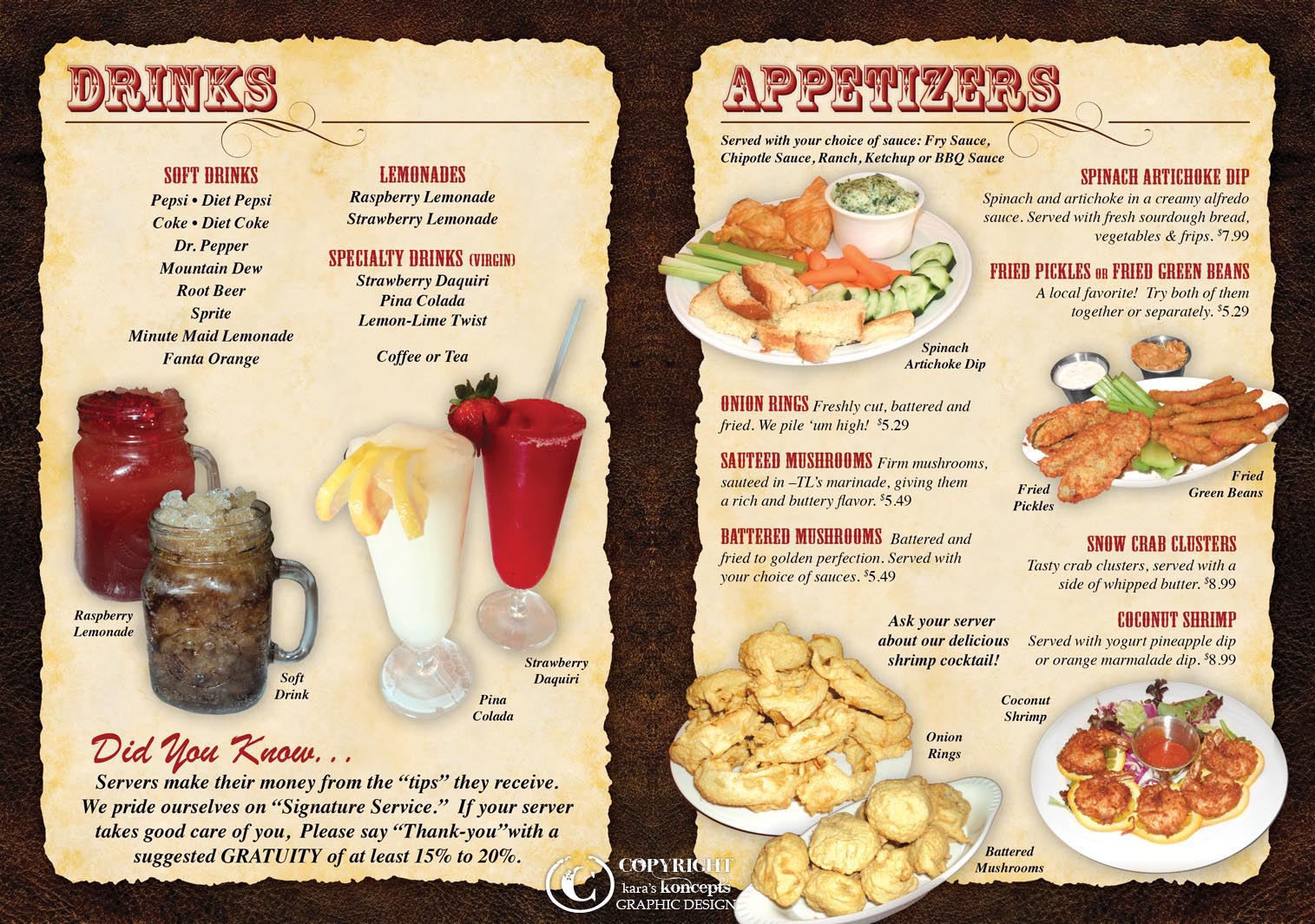 Restaurants Menu Design