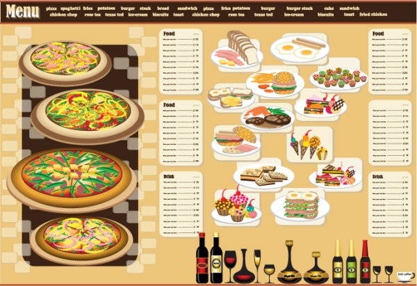 Restaurants Menu Templates Free Downloads