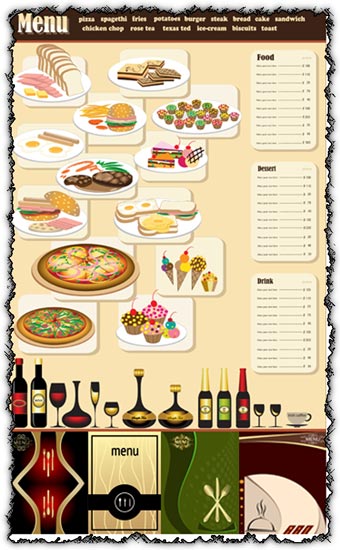 Restaurants Menu Templates Free Downloads