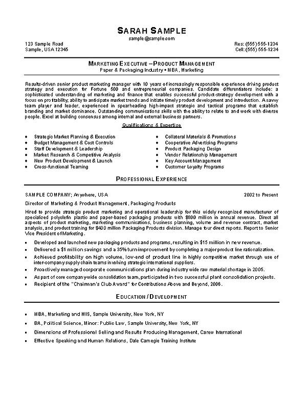 Retail Management Resume Examples