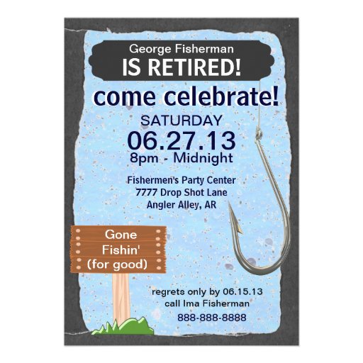 Retirement Party Invitation Template