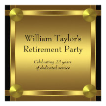 Retirement Party Invitation Template