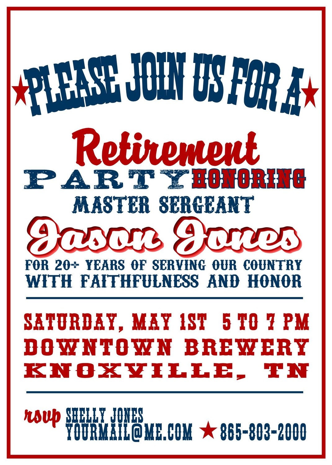 Retirement Party Invitations Wording