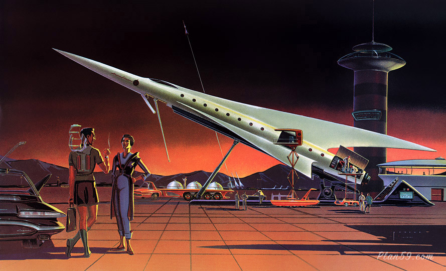 Retro Science Fiction Art