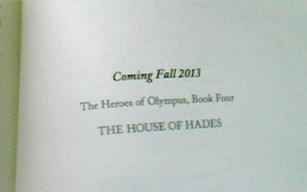 Rick Riordan Heroes Of Olympus House Of Hades