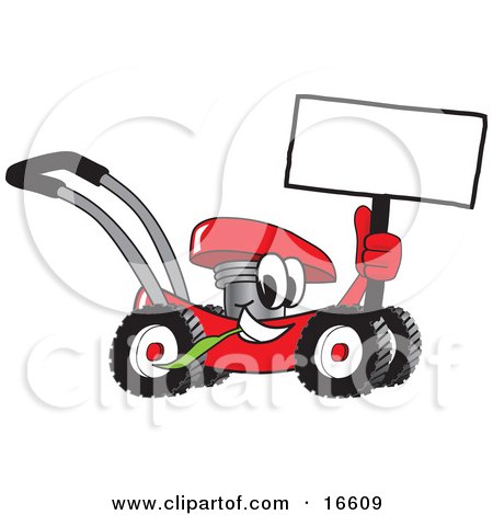 Ride On Lawn Mower Cartoon