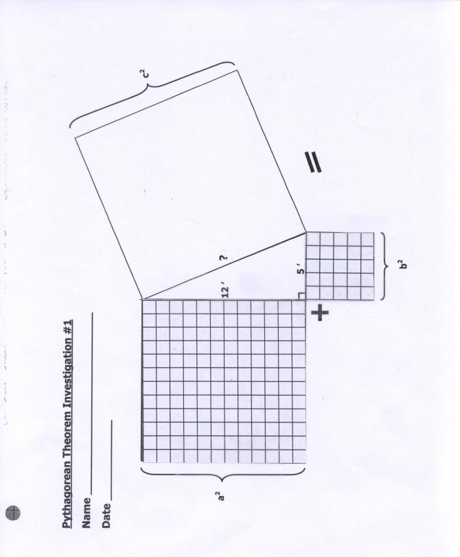 Right Triangle Pythagorean Theorem Worksheet