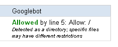 Robots.txt Allow Disallow Order
