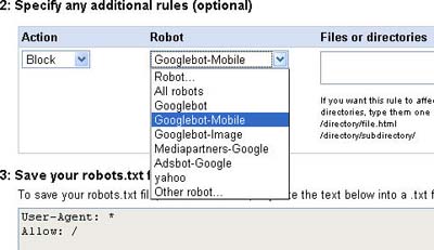 Robots.txt Allow Google Only