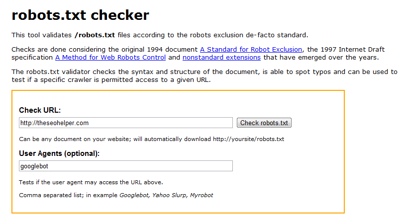 Robots.txt Checker Online
