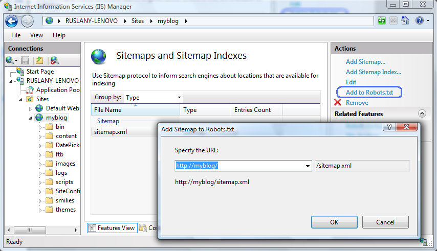 Robots.txt Sitemap