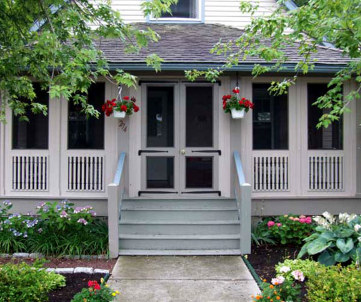 Round Front Porch Columns