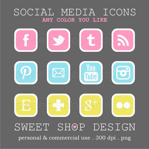 Round Social Media Icons Instagram