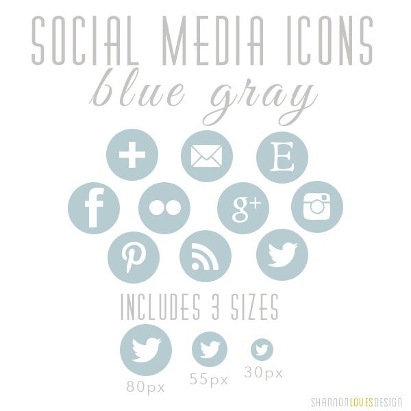 Round Social Media Icons Instagram