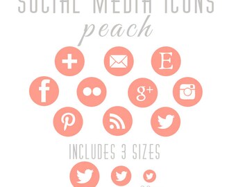 Round Social Media Icons Instagram