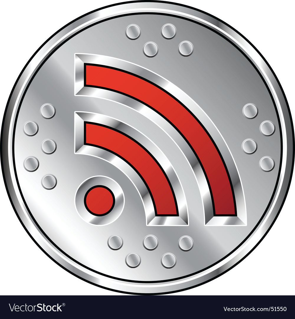 Rss Feed Icon Vector