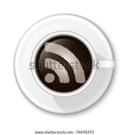 Rss Feed Icon Vector