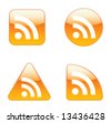 Rss Feed Icon Vector