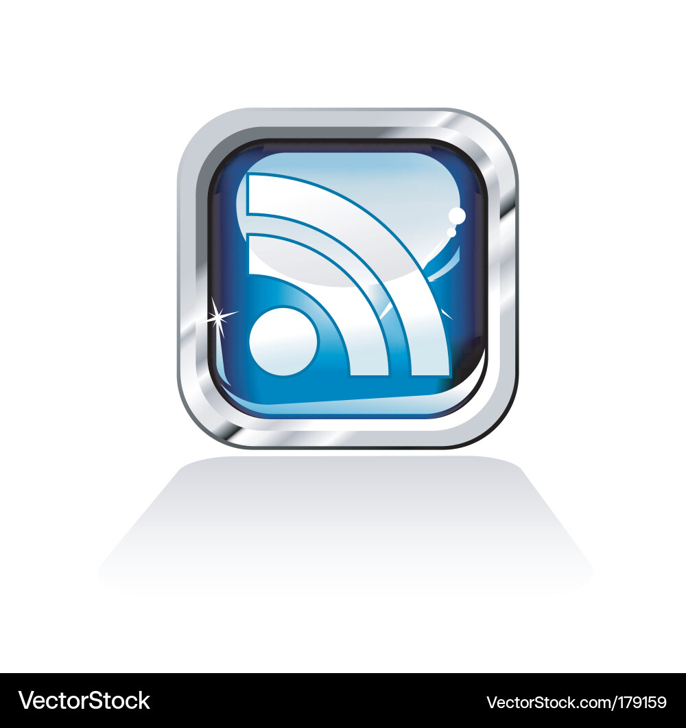 Rss Feed Icon Vector