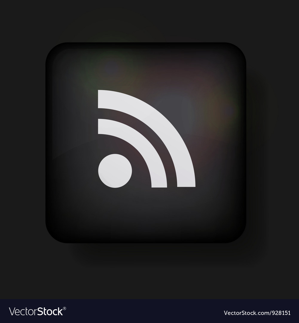Rss Feed Icon Vector Free