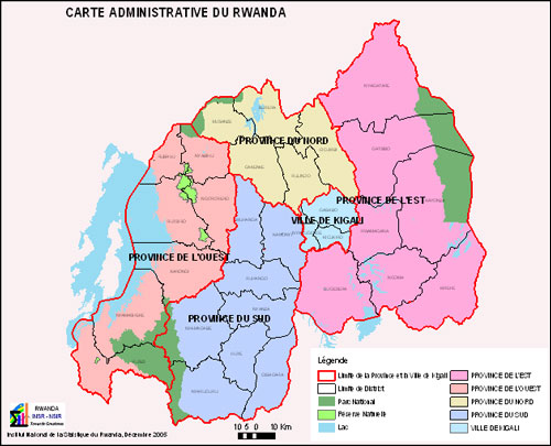 Rwanda Map