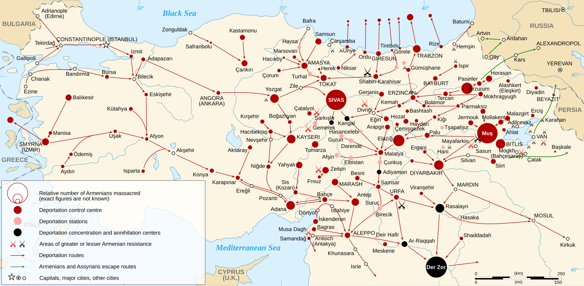 Rwandan Genocide Map