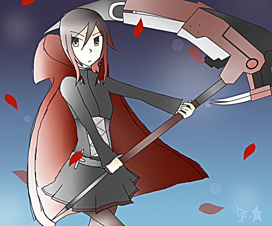 Rwby Ruby Scythe