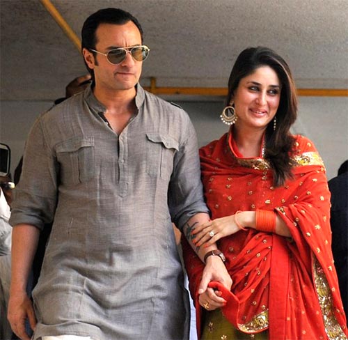 Saif Ali Khan And Kareena Kapoor Marriage Images