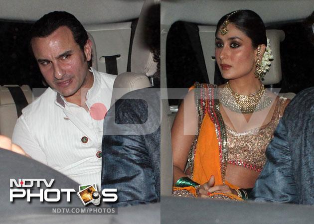 Saif Ali Khan And Kareena Kapoor Marriage Images