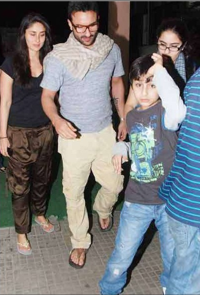 Saif Ali Khan Daughter And Son Pics