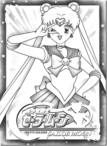 Sailor Moon Characters Coloring Pages