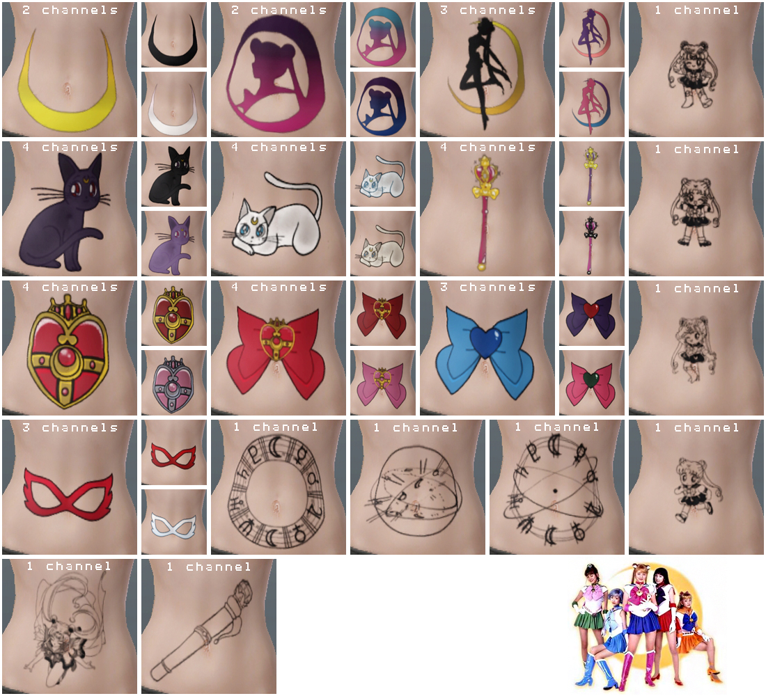 Sailor Moon Tattoo Designs