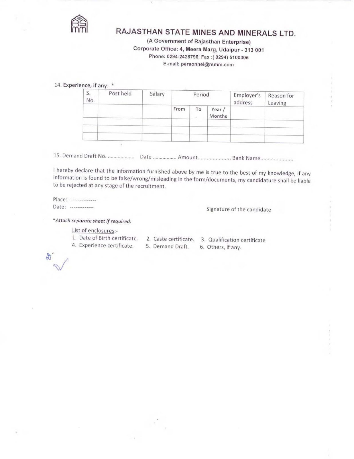 Salary Certificate Format Download